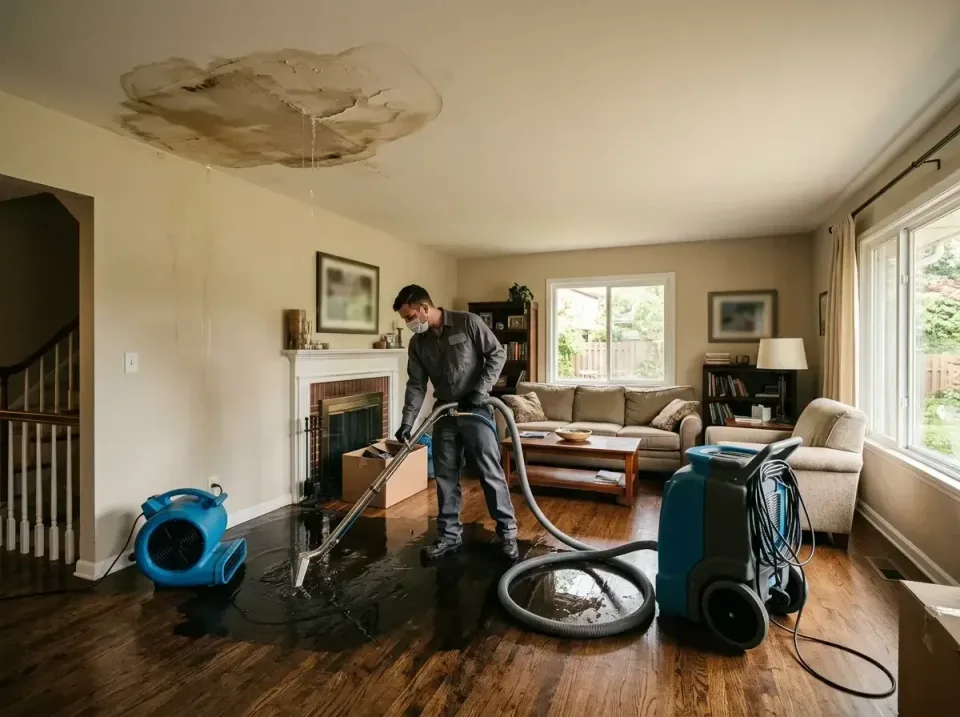 attic-pipe-burst-ceiling-drip-008 — frequently asked questions, Water Damage Restoration & Carpet Care in Sedalia, MO